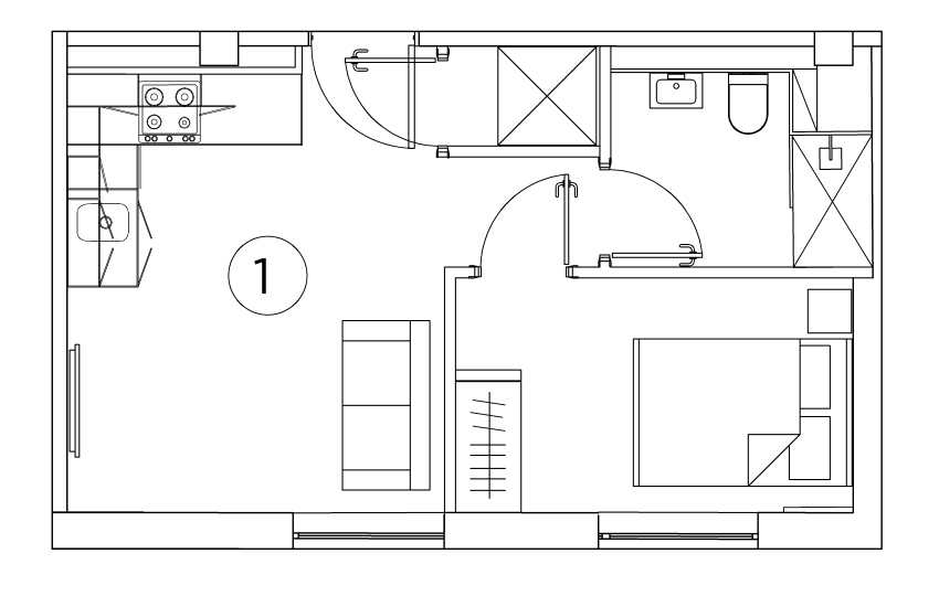 Win a flat floor plan